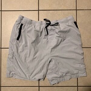 Municipal Men's 2XL Gray Athletic Shorts Performance Training Gym Activewear